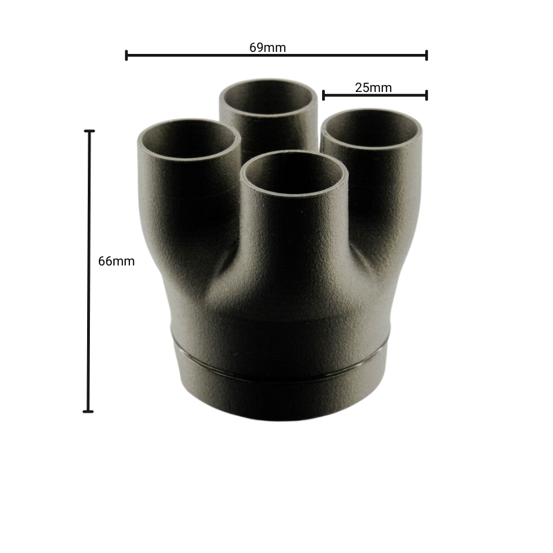 Schlauchadapter 4 x 25 mm für Truma Luftausströmer