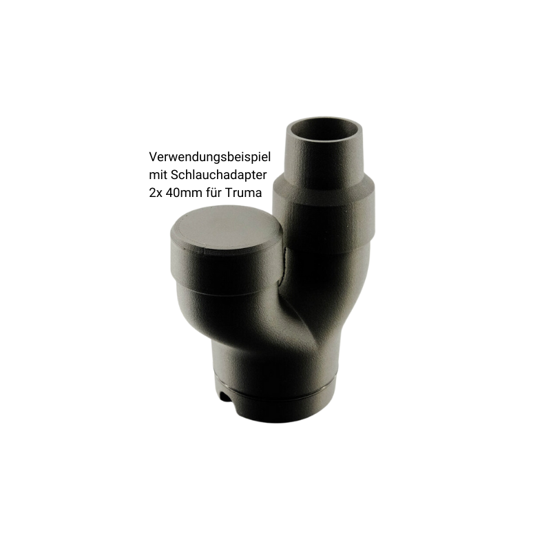 Abdeckkappe Schlauchadapter 40mm