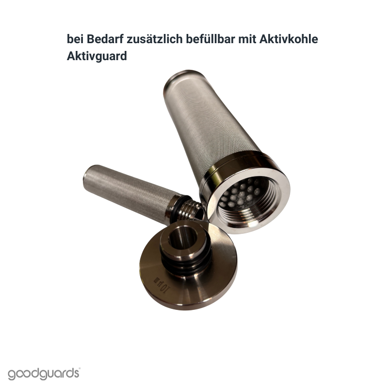 Füllguard Edelstahl Sedimentfilter zum Befüllen des Frischwassertanks
