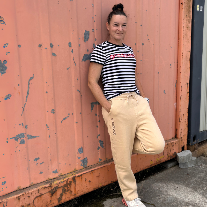 Goodjogger Jogginghose Loose Fit unisex sand-coffee