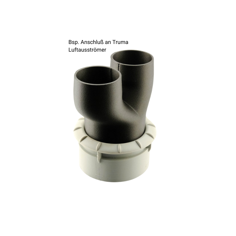 Schlauchadapter 2x 40mm für Truma Luftausströmer