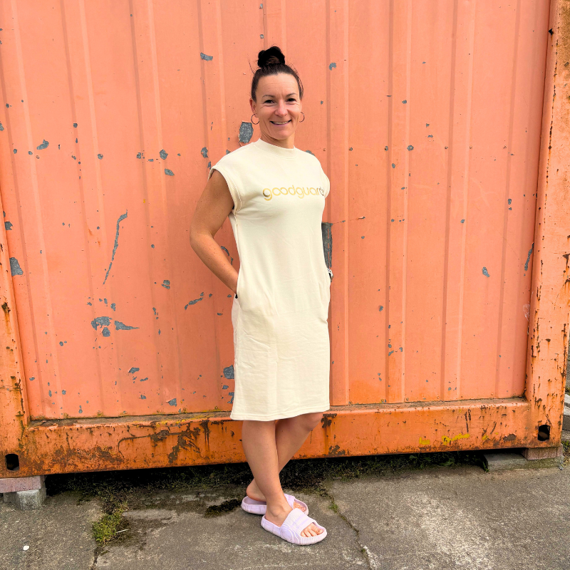 Gooddress creme (Poncho Organic Cotton Kleid) Badeponcho
