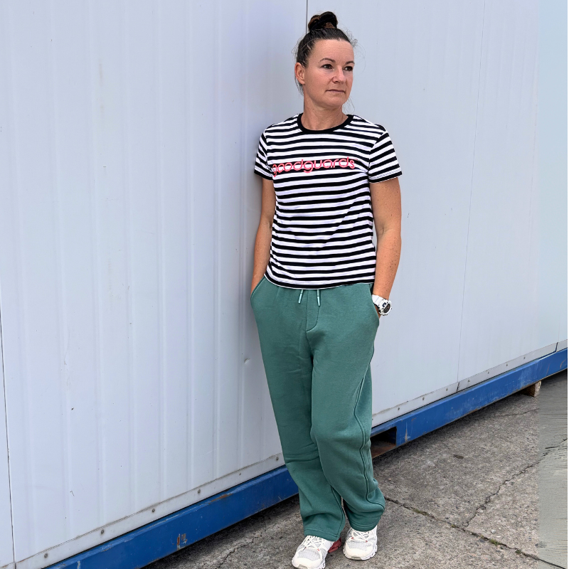 Goodjogger Jogginghose Loose Fit unisex leafgreen-gold