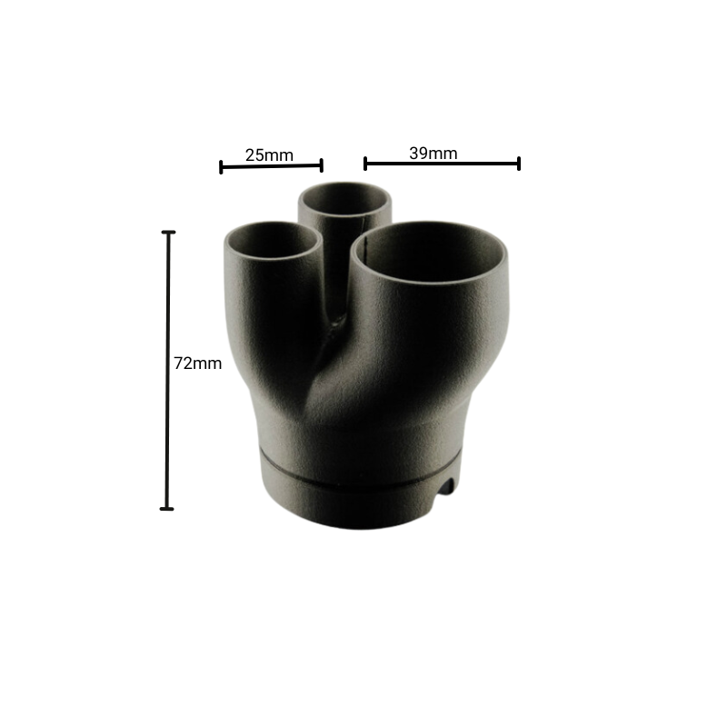 Schlauchadapter 40mm + 2x 25mm für Truma Luftausströmer