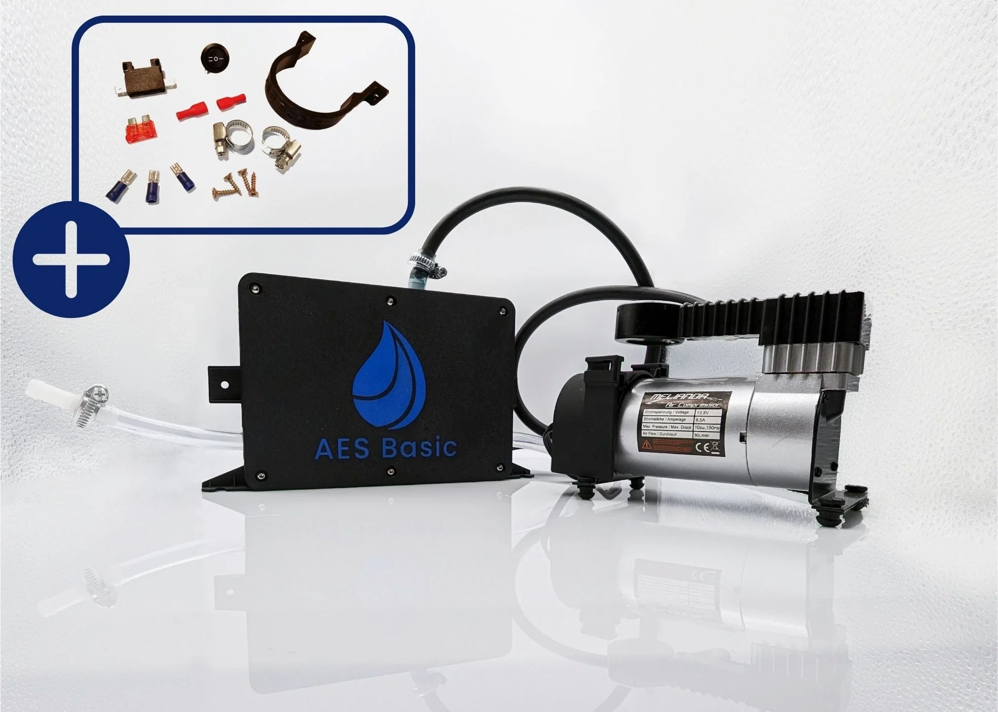 Entwässerungssystem für Tauchpumpe Simplex Aer AES Basic inkl. Montageset
