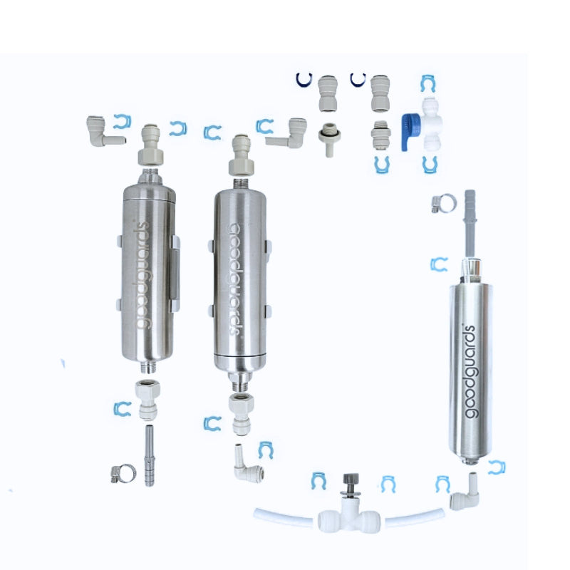 Trinkwasser-Set "L" - Topseller für maximale Autarkie - (ENTFERNT KEIME, BAKTERIEN, SCHADSTOFFE & KALK)