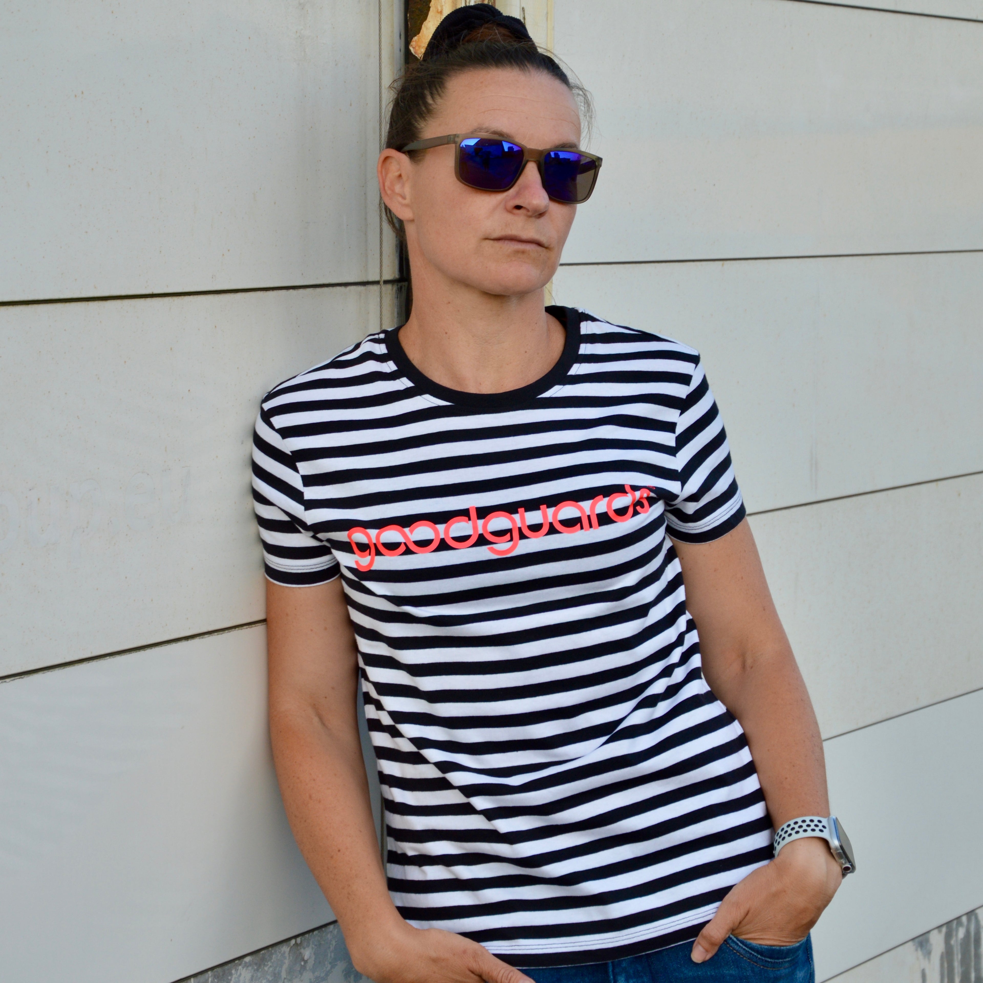 Goodshirt Stripes Women gestreiftes T-Shirt Damen