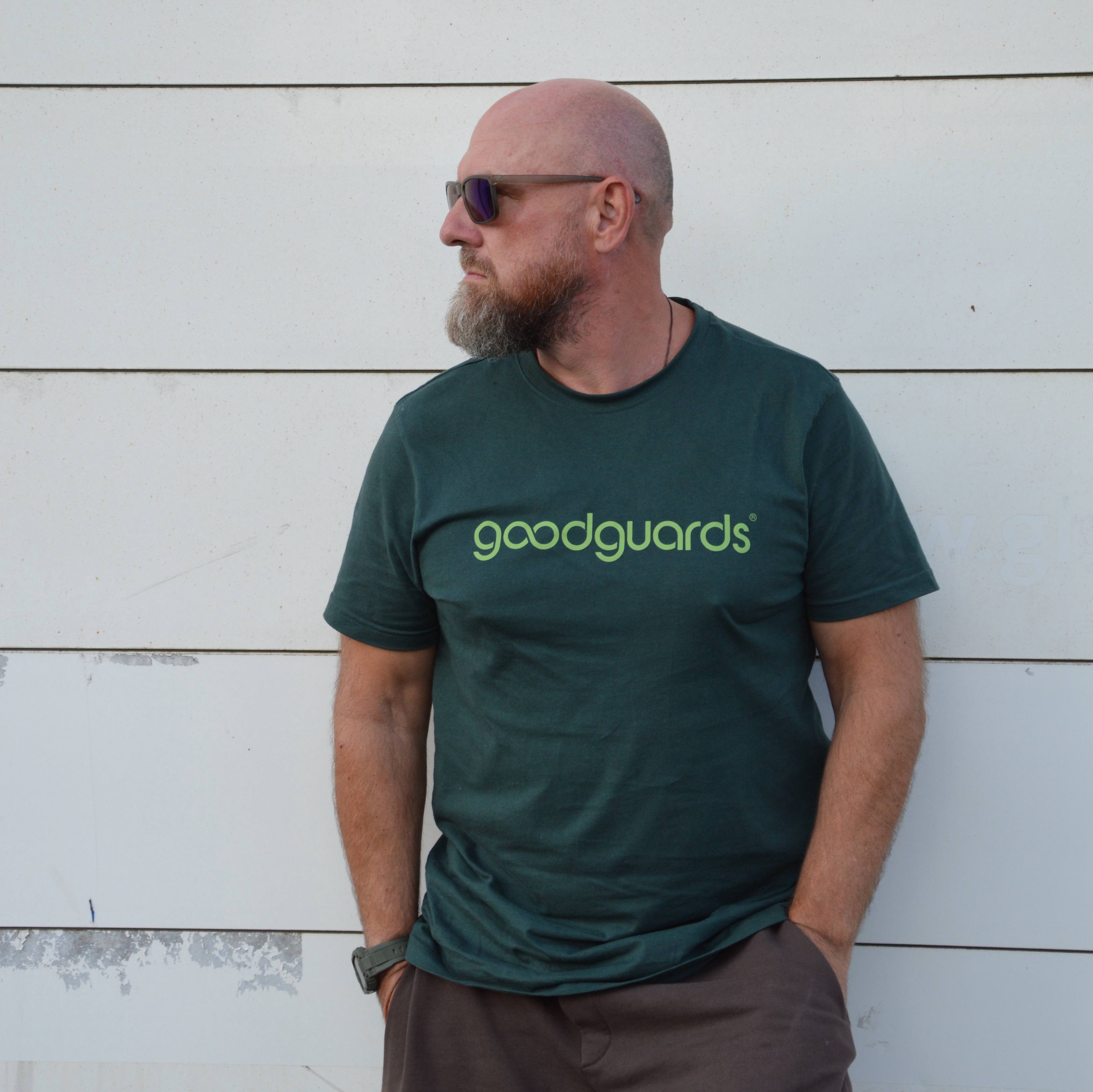 Goodshirt Men bottlegreen T-Shirt Herren