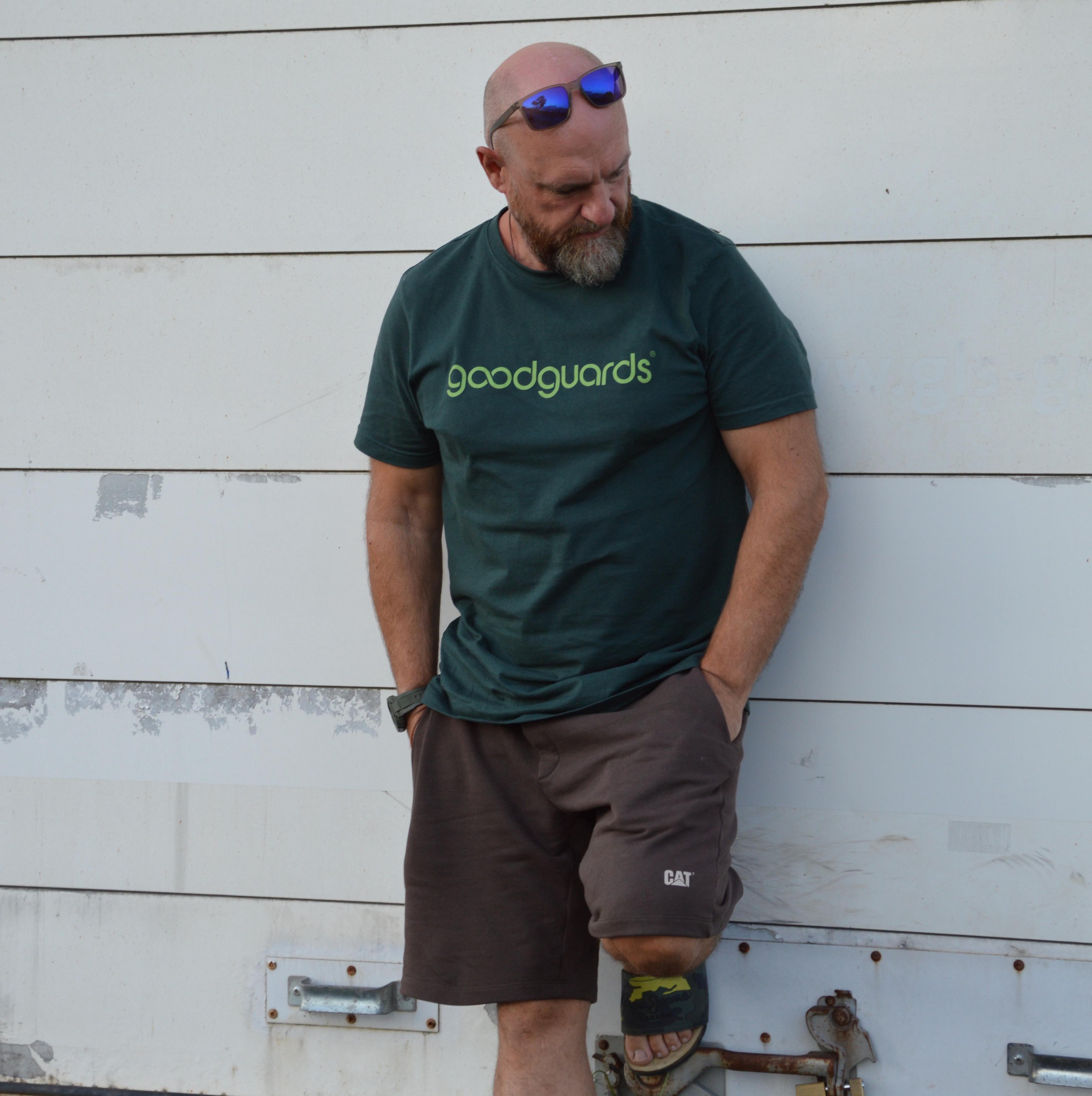 Goodshirt Men bottlegreen T-Shirt Herren