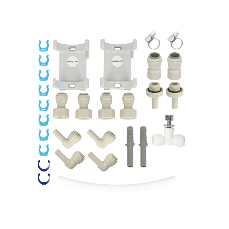 Connection Set for Water Treatment "Filter DUO" (Activated Carbon + Limescale)
