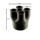 Schlauchadapter 4 x 25 mm für Truma Luftausströmer