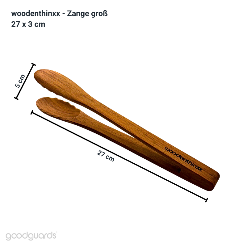 Large Kitchen Tongs Handmade from Teak Root Wood Sustainable Woodenthinxx