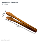 Large Kitchen Tongs Handmade from Teak Root Wood Sustainable Woodenthinxx