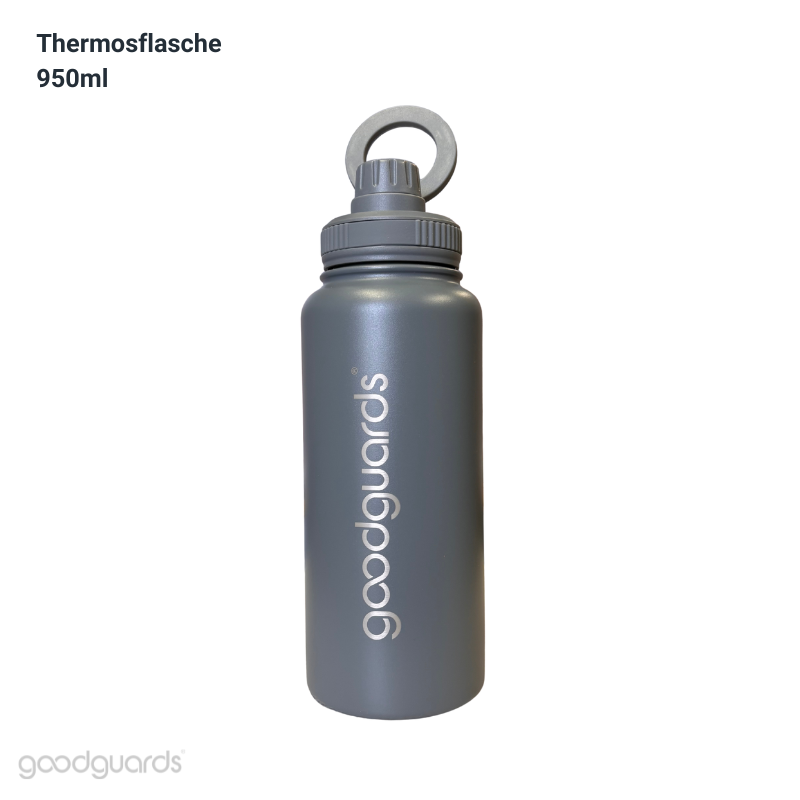 Goodbottle Big Thermos Bottle 0.95 L with Magnetic Phone Holder