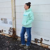 Goodhood Oversized Hoodie mint-petrol unisex Kapuzenpullover