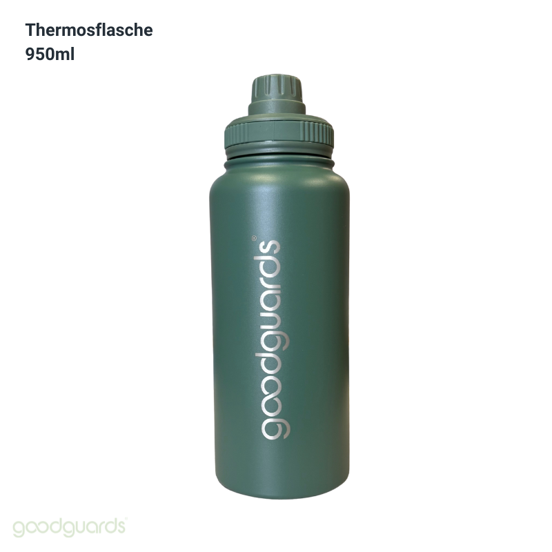 Goodbottle Big Thermos Bottle 0.95 L with Magnetic Phone Holder
