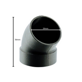 Winkeladapter 40mm 45° für Truma Luftausströmer