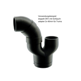 Winkeladapter 40mm 45° für Truma Luftausströmer