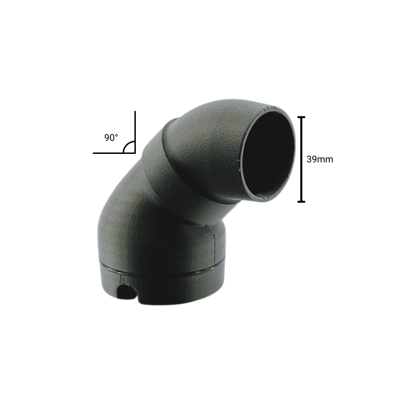 Hose Adapter 40mm 90° for Truma Air Vents