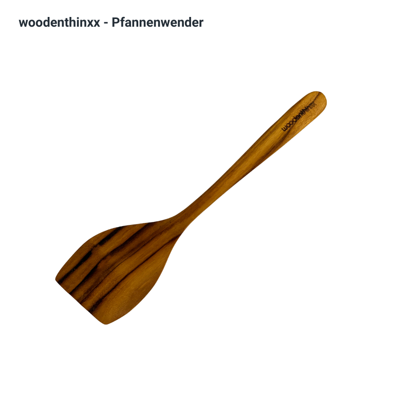 Pfannenwender Handmade aus Teak Wurzel-Holz nachhaltig Woodenthinxx