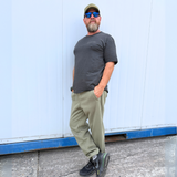 Goodshirt Men anthracite-silver washed T-Shirt Unisex