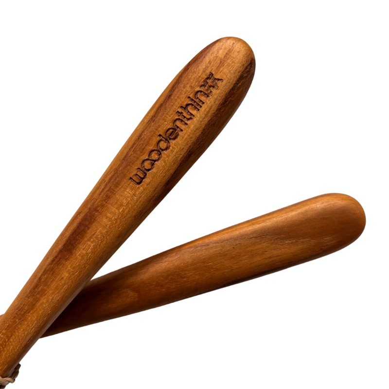 2-teiliges Salatbesteck-Set Handmade aus Teak Wurzel-Holz Woodenthinxx