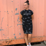 Gooddress Batik Bleached Cotton Jersey Dress