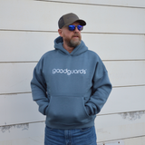 Goodhood Oversized Hoodie stormy-silver unisex Kapuzenpullover