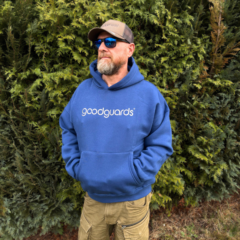 Goodhood Oversized Hoodie Navy-Titan Unisex Hoodie