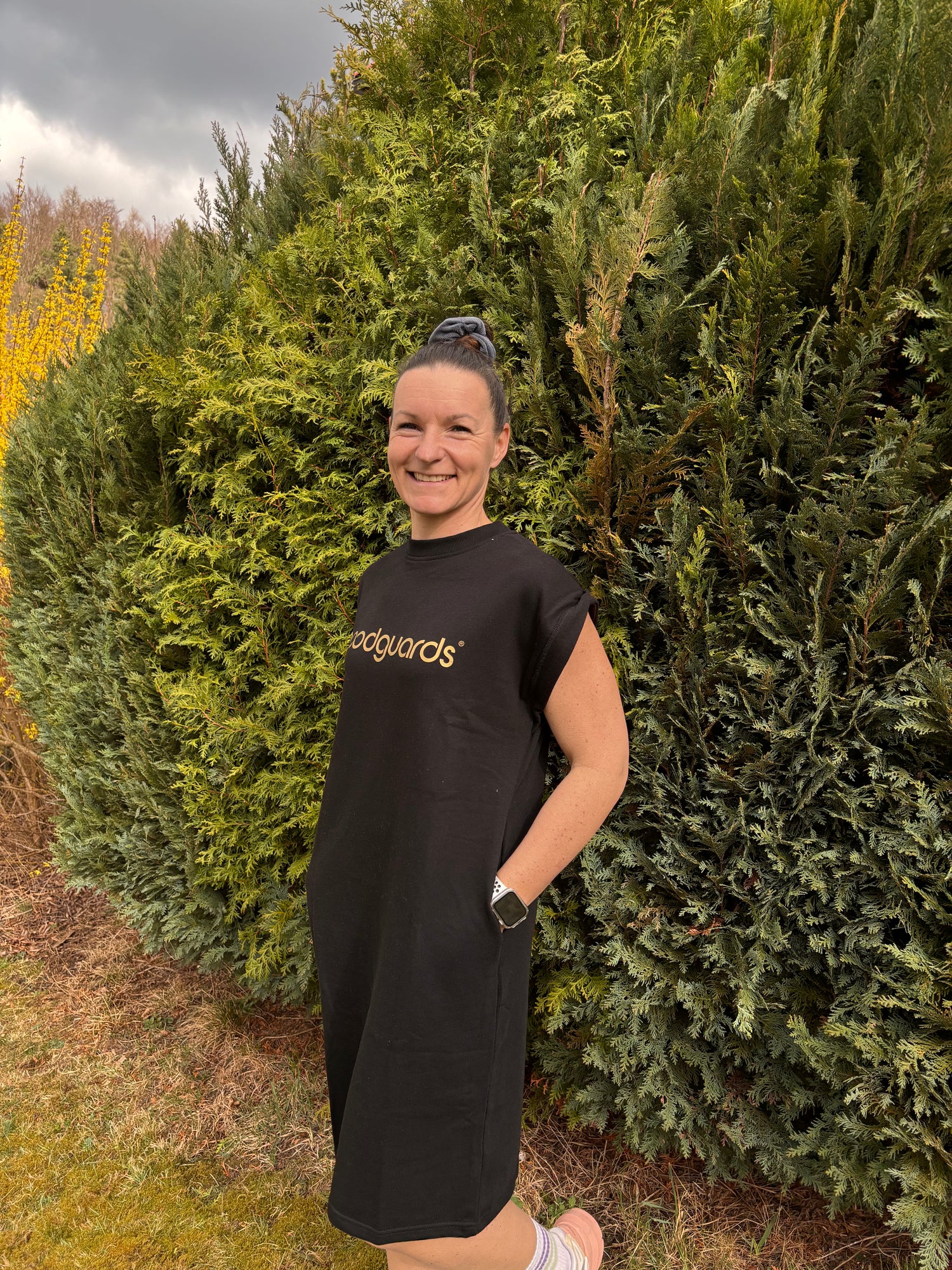 Gooddress black (Poncho Organic Cotton Kleid) Badeponcho