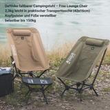 Defthike Free Lounge Chair - foldable, ultralight camping chair