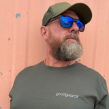 Goodshirt Men olive-titan T-shirt Unisex