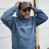 Goodhood Oversized Hoodie stormy-silver unisex Kapuzenpullover