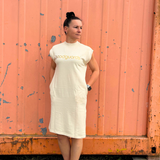 Gooddress Cream (Poncho Organic Cotton Dress) Beach Poncho