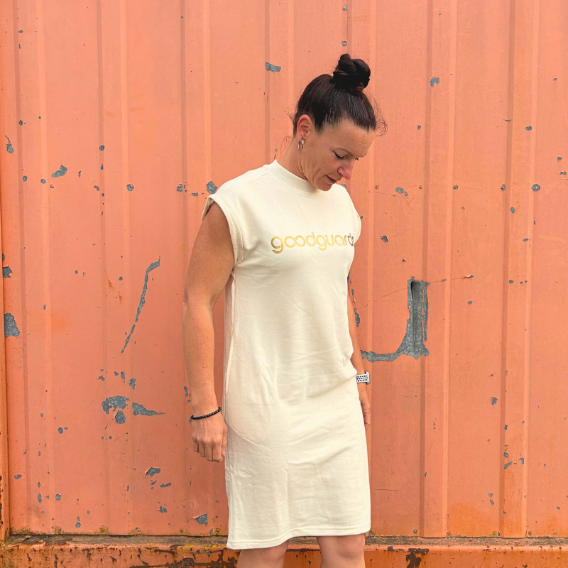 Gooddress Cream (Poncho Organic Cotton Dress) Beach Poncho