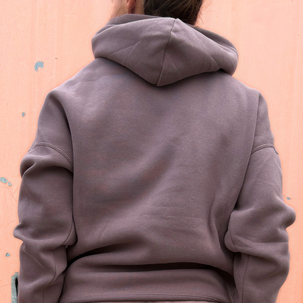 Goodhood Oversized Hoodie Grey-Brown Titanium Unisex Hoodie