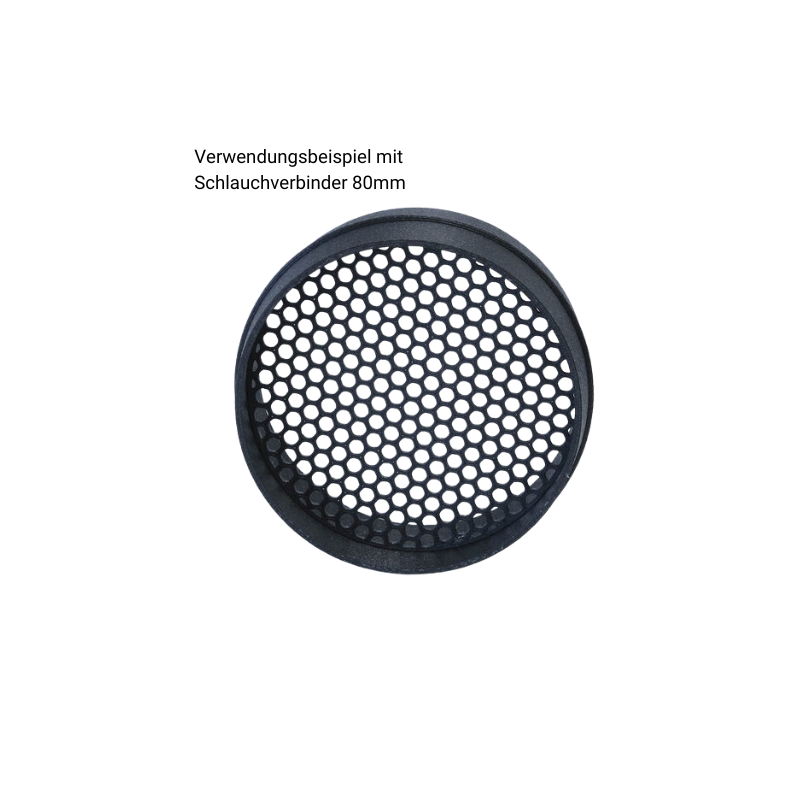 Grille for hose connectors