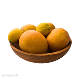 Salatschüssel groß 25 x 7cm Handmade aus massivem Teak Wurzel-Holz nachhaltig Woodenthinxx