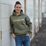 Goodhood Oversized Hoodie olive-lime unisex Kapuzenpullover