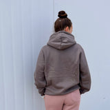 Goodhood Oversized Hoodie antrazit-silver unisex Kapuzenpullover