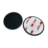 Magnettafel / Haftgrund rund 4,5 cm 2er-Set "Black Edition" STYYL - super flach - ideal für Van, Camper, Wohnmobil und Wohnwagen uvm.