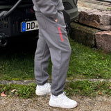 Goodjogger Jogginghose Loose Fit irongrey-red