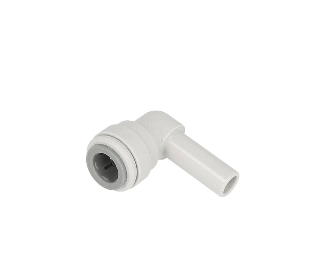 Angled connector 3/8" Push-fit - 3/8" Tube (female/male) John Guest or similar