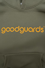 Goodhood Oversized Hoodie olive-orange unisex Hoodie
