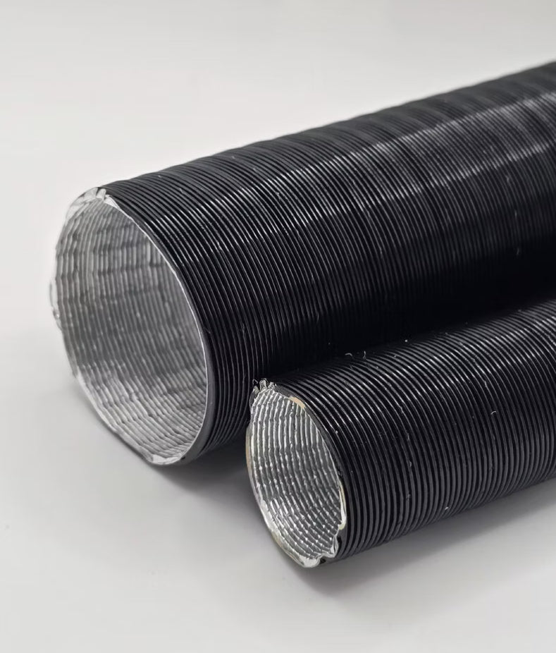 Aluminium hot air duct hose 42mm inner diameter for 40mm air distributor 1m