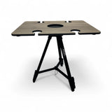 STYYL - TuttY-HolztablettY – der elegante Magnet-Beistelltisch mit Weinhalter in edler Eichenoptik