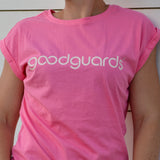 Goodshirt Women Pink Loose T-Shirt