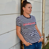 Goodshirt Stripes Women Striped T-Shirt Ladies