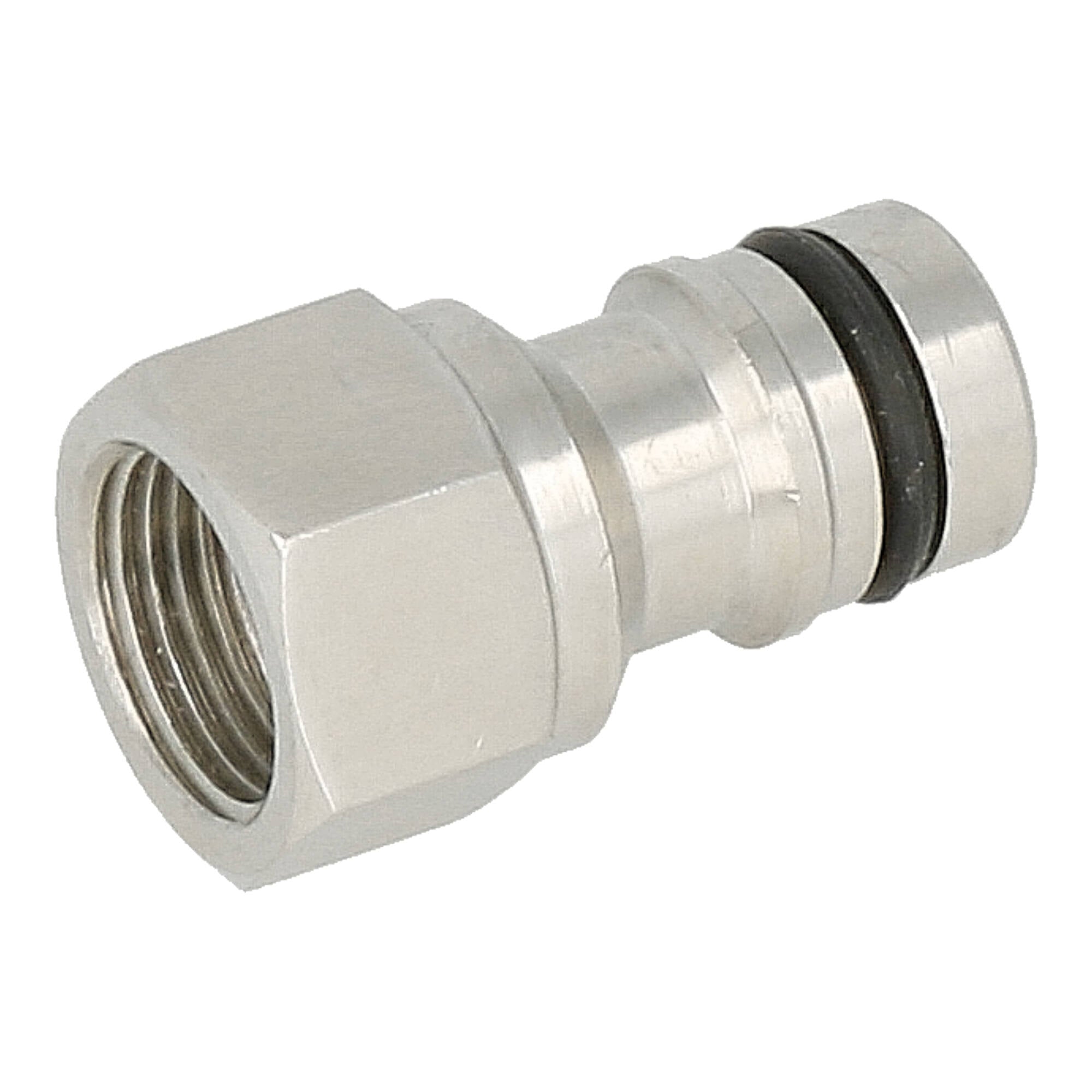 2-Piece Quick Connect Set Stainless Steel 3/8" Female Thread