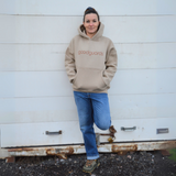 Goodhood Oversized Hoodie sand-coffee unisex Kapuzenpullover